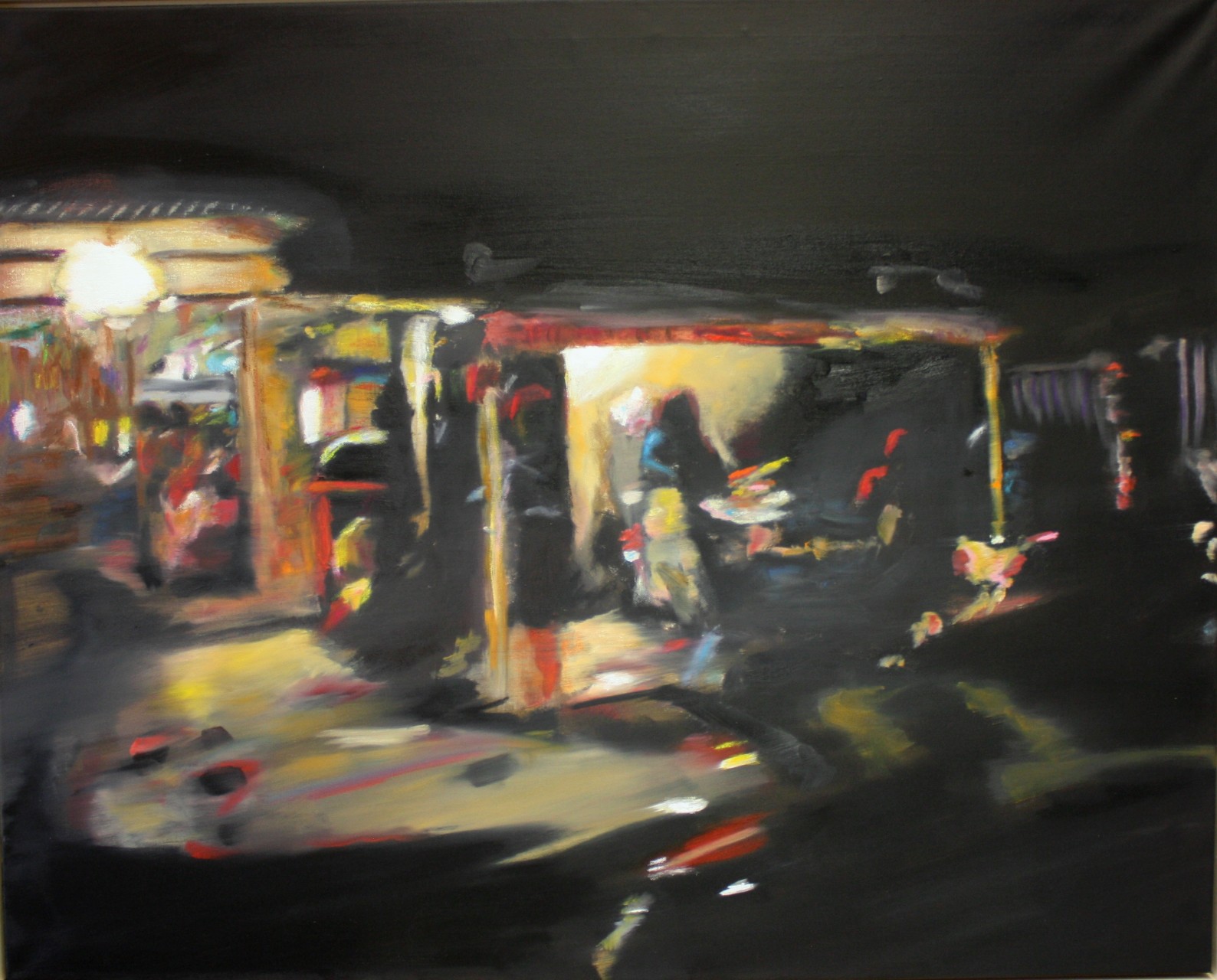 Luanda Street, 2013, oil on canvas, 80 x 100 cm