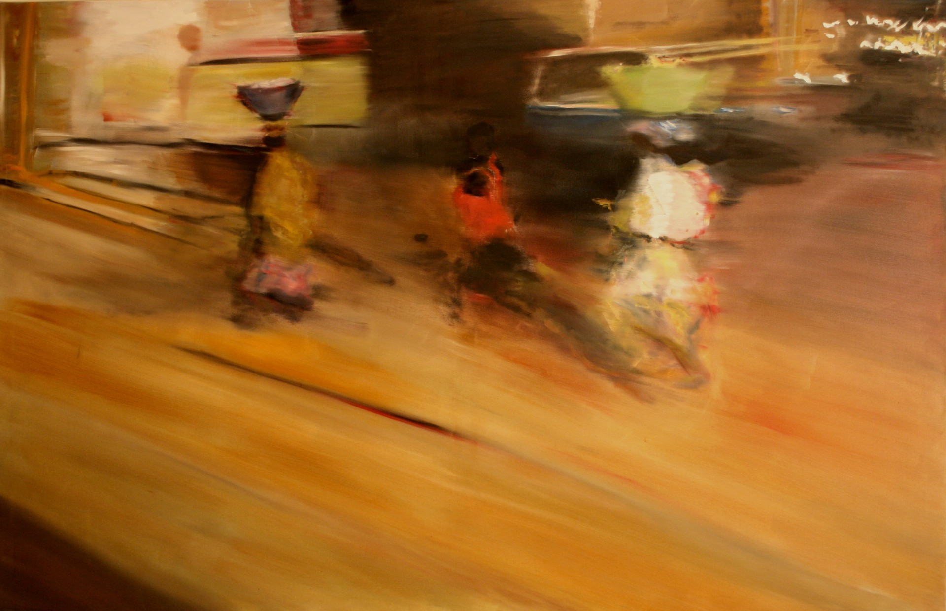 Three women, 2013, oil on canvas, 80 x 100 cm
