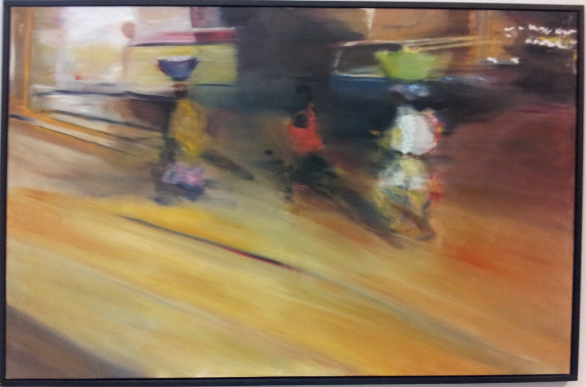 Luanda Three women large, 2012, Öl auf Leinwand, 130 x 200 cm, sold